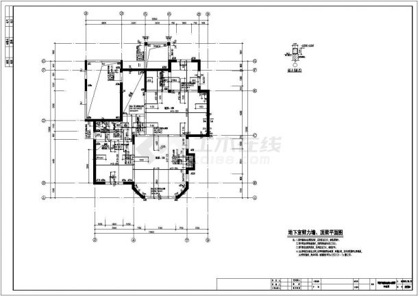 某二层框架结构设计CAD12.55×14.05设计完整施工图-图一