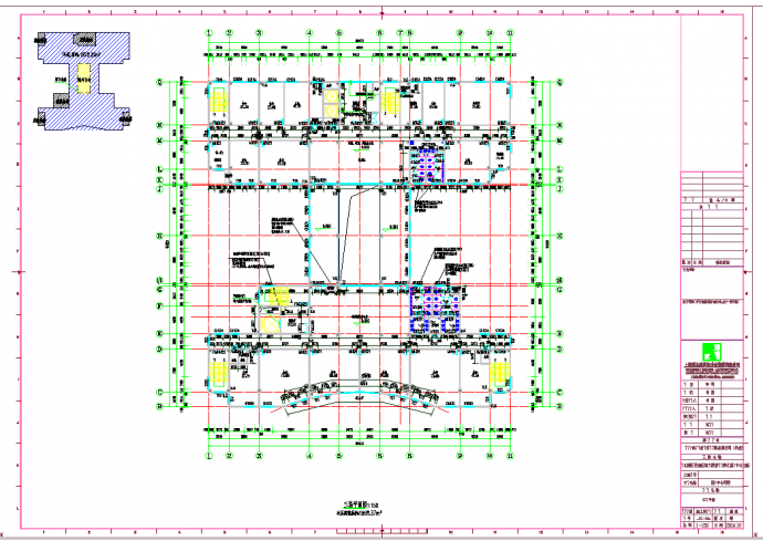 某地多层大数据产业孵化服务中心建筑施工图纸_图1