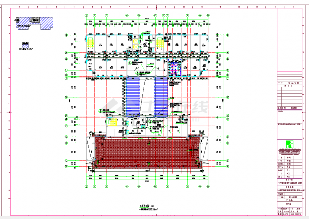 某地多层大数据产业孵化服务中心建筑施工图纸-图二