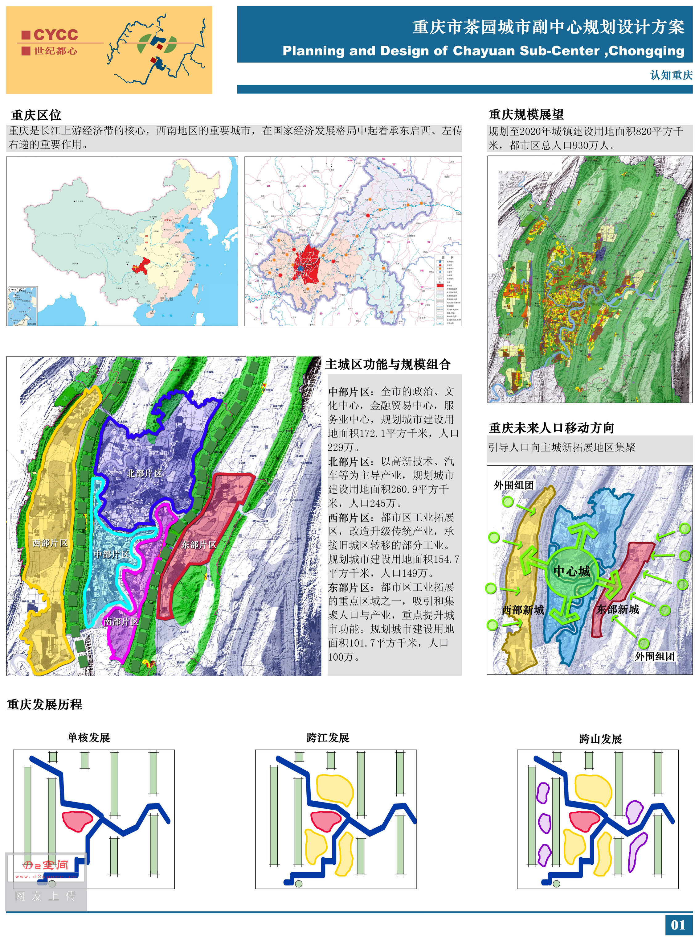重庆市茶园城市副中心规划设计方案cad图纸