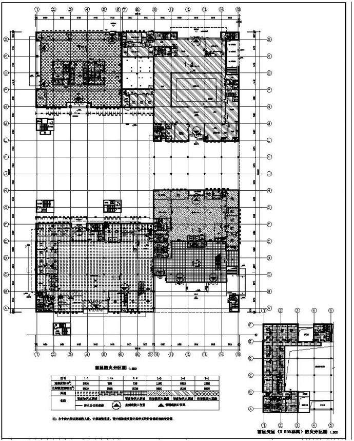 多层文化服务中心建筑设计施工图（含人防）_图1
