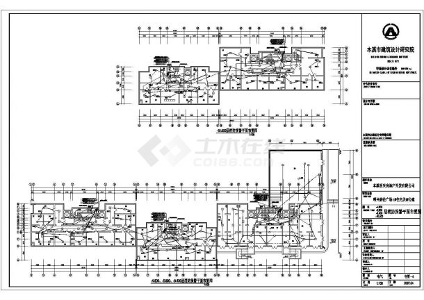 某现代标准高层消防报警及联动系统详细设计施工CAD图纸-图二