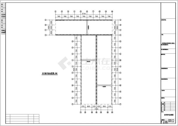 成都市某大型木材加工厂单层L型钢结构厂房全套建筑设计CAD图纸-图一