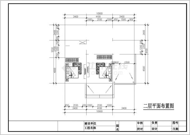 某两层砖混结构独栋别墅建筑电气施工图带效果图-图二