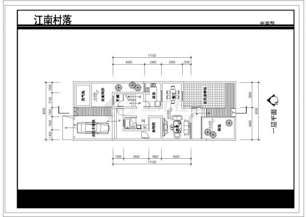 高等学府建工学院建筑设计CAD布置图-图二