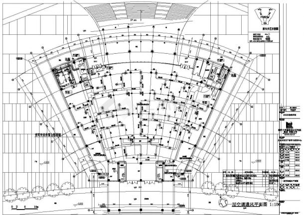 启东市党员干部学习教育中心建筑结构施工设计图纸-图一