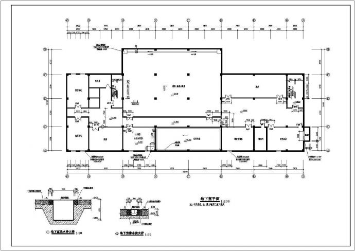 某多层框架结构宾馆大楼设计cad全套建筑施工图（甲级院设计）_图1