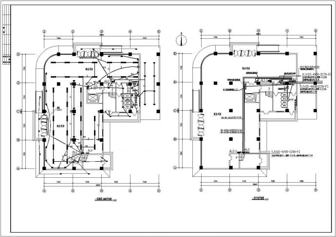 某多层砖混结构宾馆大楼配电设计cad全套电气施工图（含设计说明，含弱电设计）_图1