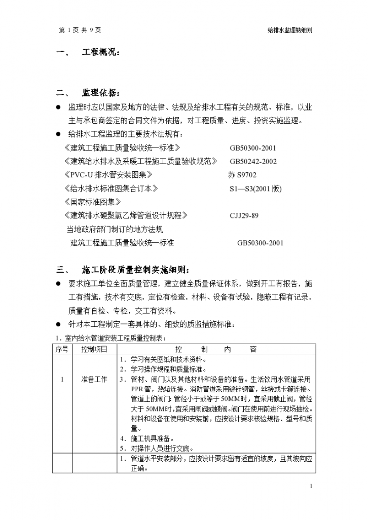 黄冈市某给排水工程监理实施细则-图二