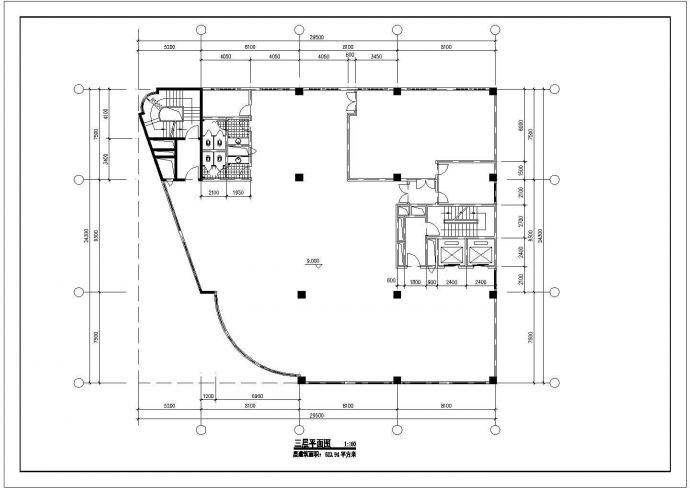 某经济开发区商务宾馆建筑全套设计方案CAD图纸_图1