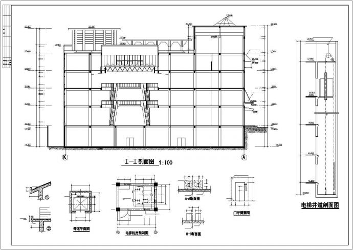 某经济开发区大型超级商场建筑设计全套方案CAD图纸_图1