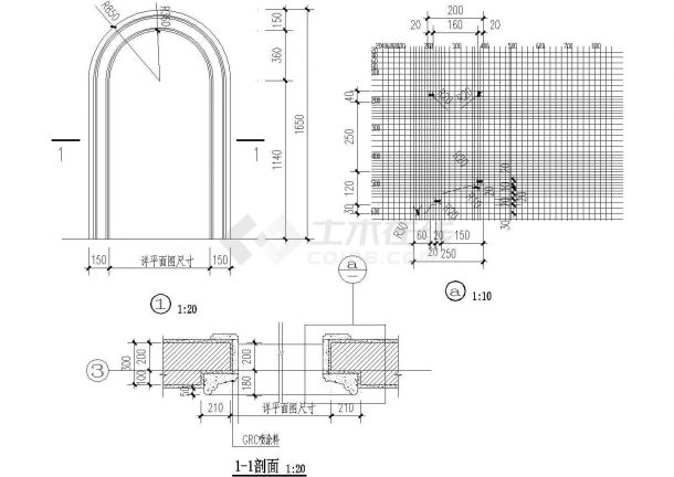 南加州风格窗户系列装修设计CAD施工图（9套）-图一