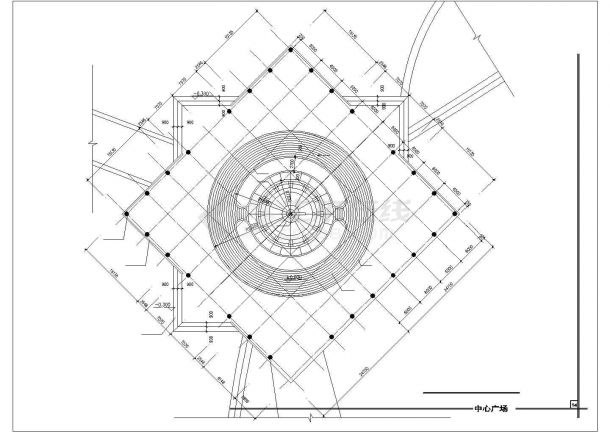 某经济开发区雕塑、休闲、城市广场建筑设计全套方案CAD图纸-图一