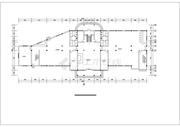 某经济开发区渡假村综合楼欧式建筑设计全套方案CAD图纸-图一