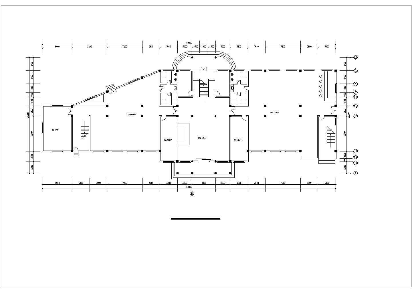 某经济开发区渡假村综合楼欧式建筑设计全套方案CAD图纸