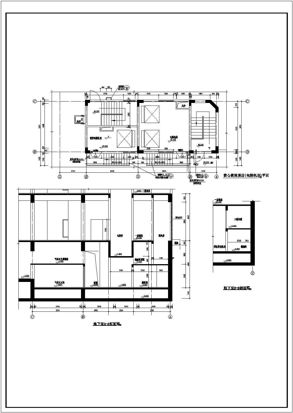 某高层商住楼建筑方案设计CAD图
