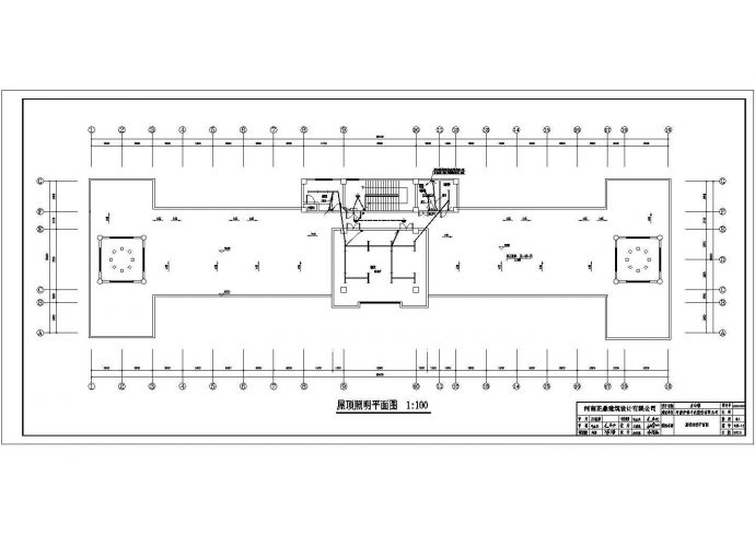 河南某单位五层办公楼电气设计全套CAD施工图_图1