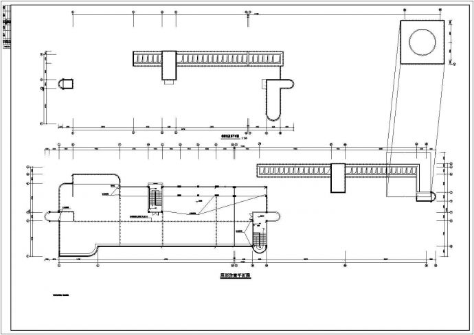 某1万多平地上五层教学楼电气全套CAD设计图纸（地下一层）_图1