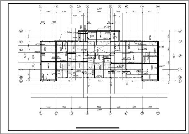 水库办公楼建筑结构图-图二