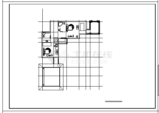 某三层私人别墅建筑施工cad图，共十张-图二