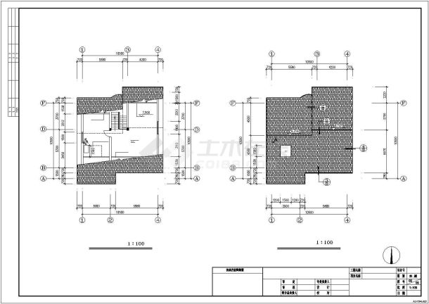 【上海】某2+1阁楼层民宅别墅给排水施工图-图一