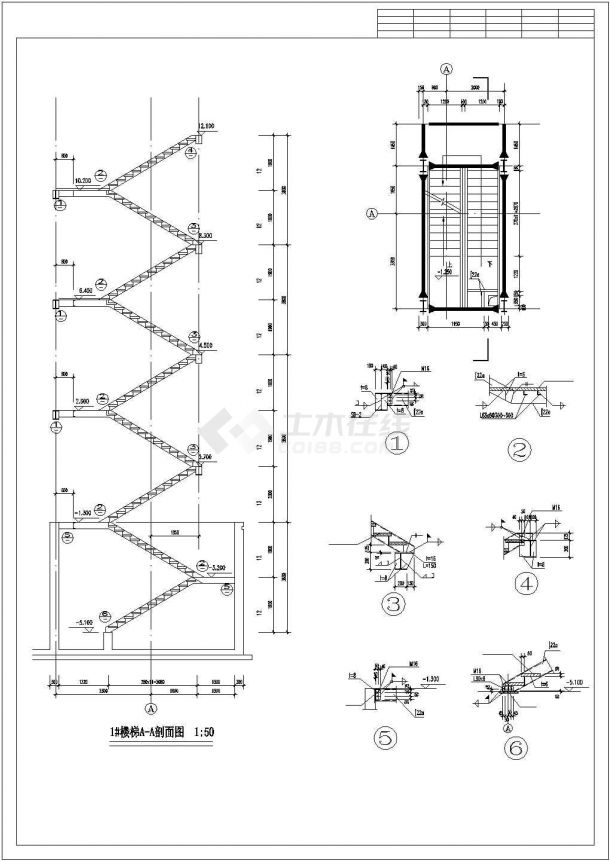 某小区售楼处建筑设计方案CAD图纸-图一