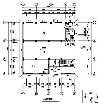 四层私人别墅建筑施工cad图(含两套设计，共二十张)-图一