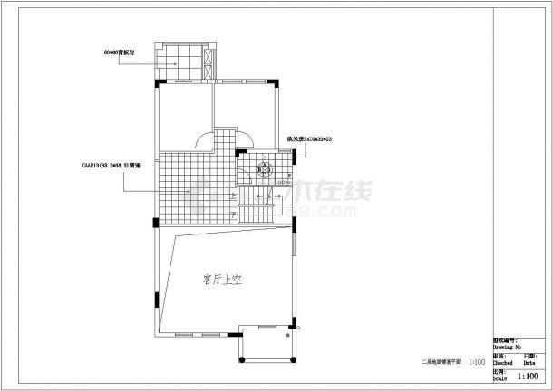 紫罗兰现代欧式混合风格别墅住宅楼施工设计图纸（含效果图）-图二