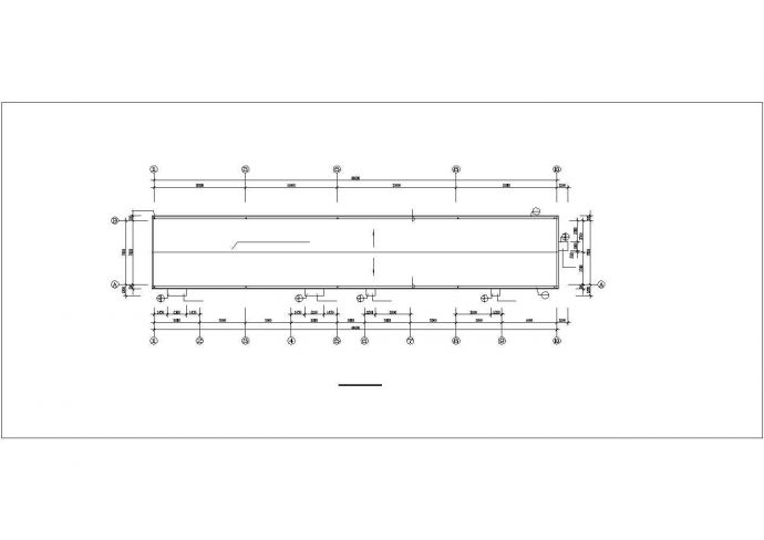 某城市经济开发区单位食堂建筑设计方案CAD图纸_图1