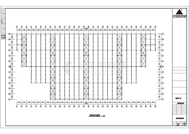 湘潭市某冷饮批发市场单层钢结构厂房全套建筑设计CAD图纸-图一