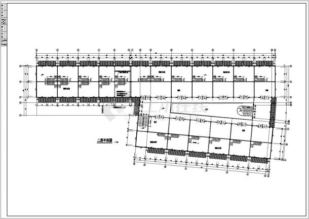 中源商贸城建筑CAD设计全套图纸-图二