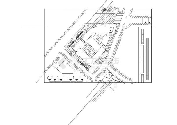 江苏技术师范学校CAD完整建筑设计施工图-图一