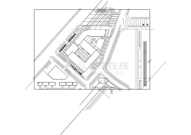 江苏技术师范学校CAD完整建筑设计施工图-图二