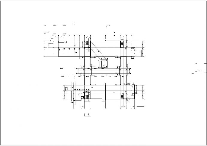 济南某大学教学楼CAD建筑设计图纸_图1