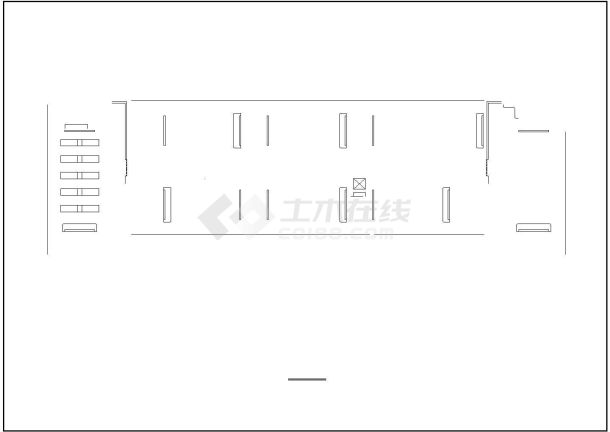 某卫生学校实验楼CAD建筑设计施工图纸-图一