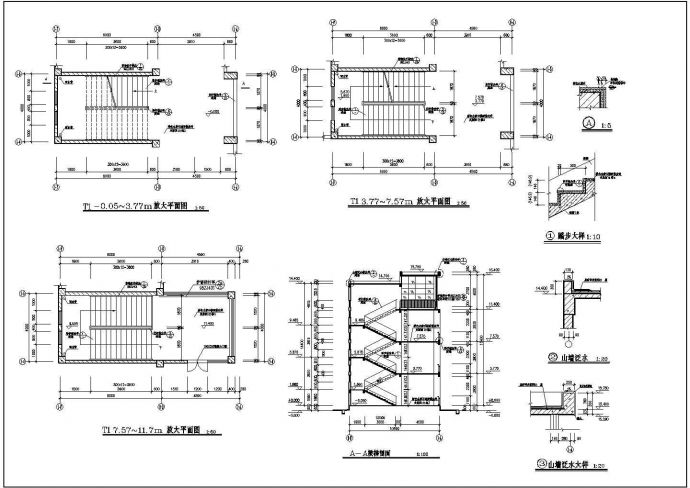 某高校艺术楼CAD建筑设计施工完整图纸_图1