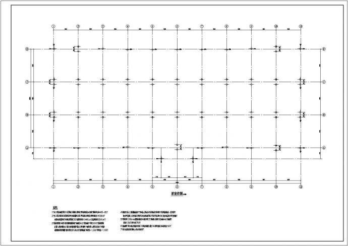 钢结构设计_某地区办公楼结构施工图纸CAD图_图1