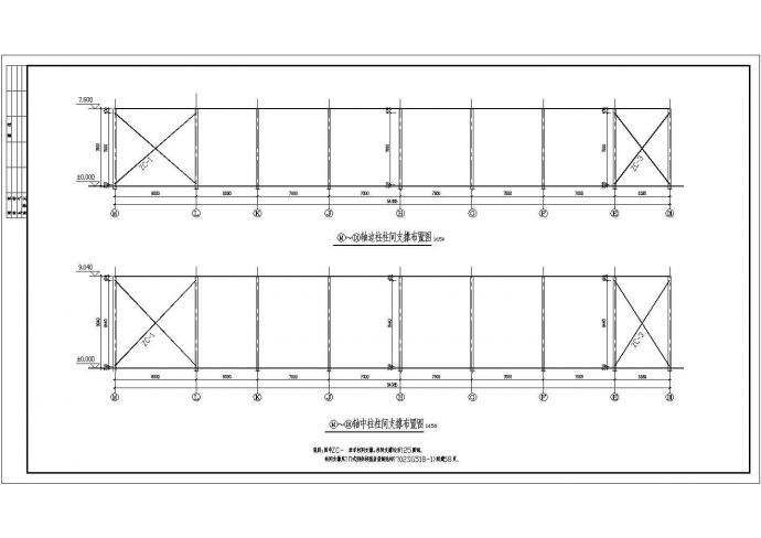 钢结构设计_某地区本田展厅建筑结构全图CAD图_图1