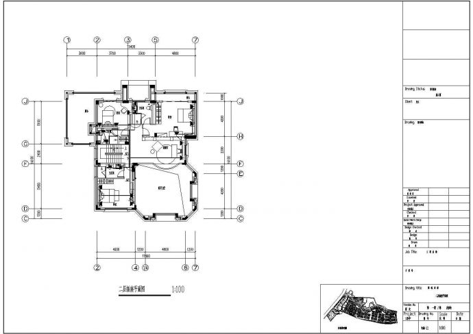 半地下室+3层别墅电气施工设计_图1