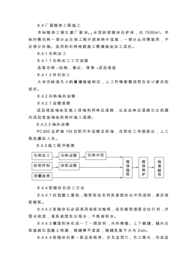 某地区厂房砌体工程施工详细文档-图一