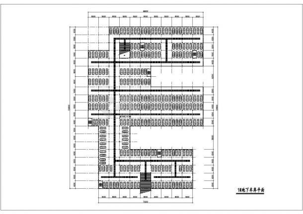 某住宅小区地下车库建施详图-图二