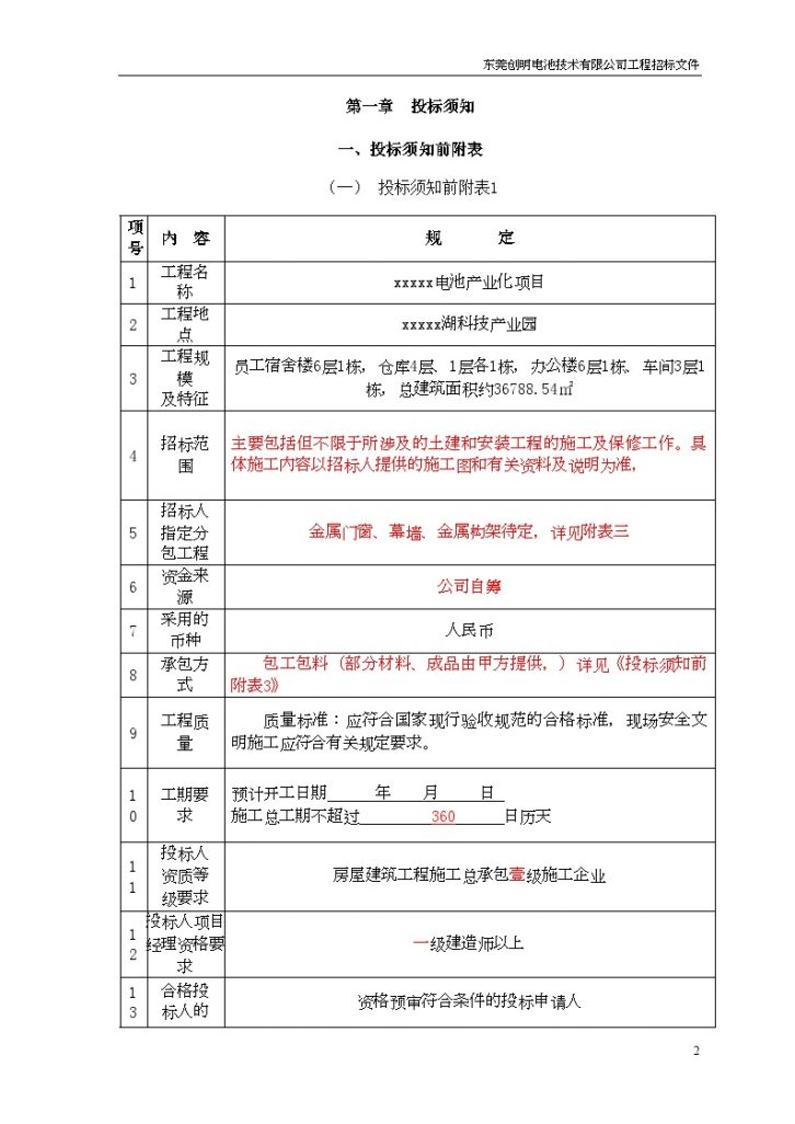 广东某厂区项目总承包单位招标文件-图二