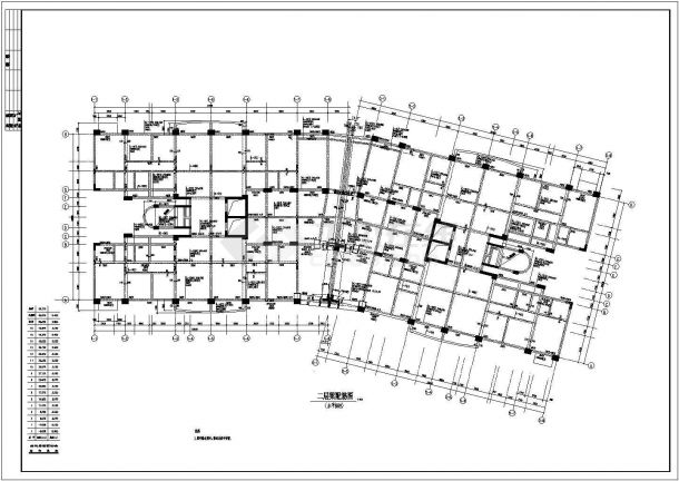 钢结构设计_某地区花园框架结构施工CAD图-图二