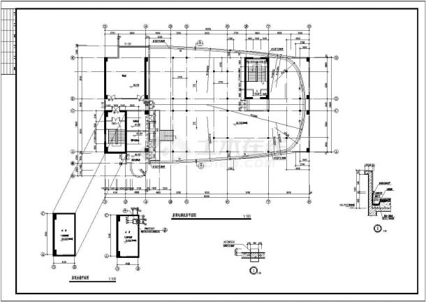 18层L型办公楼建筑施工图，含地下一层-图一