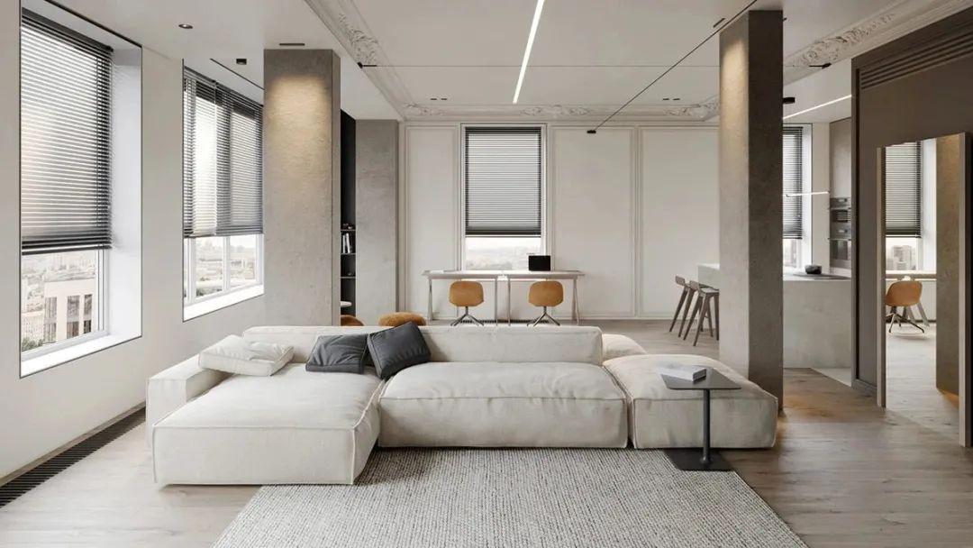 132㎡现代公寓，新古典主义的新境界！