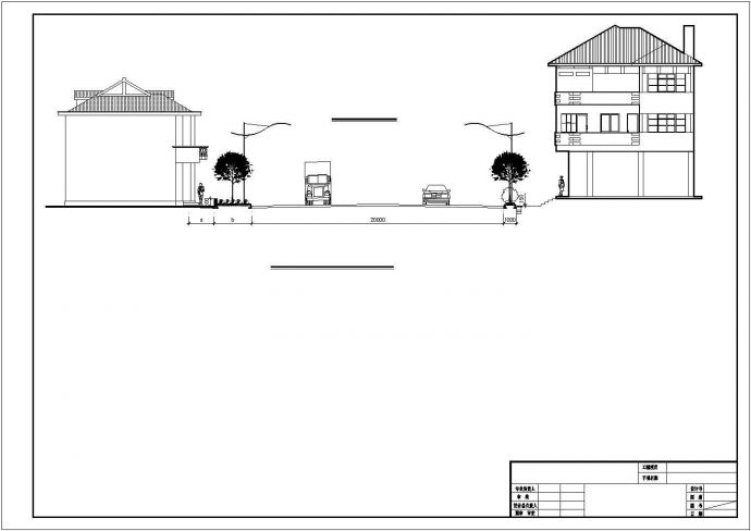 某迎宾大道绿化设计规划CAD图纸_图1