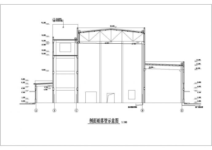 某精细集中供热站建筑结构设计CAD套图_图1