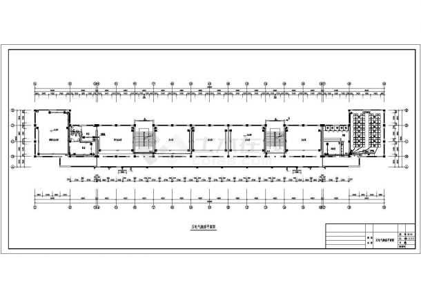 某六层中学综合楼电气设计方案图纸（知名设计院设计）-图二