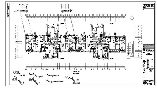 某市高层住宅给排水消防系统设计施工图CAD详图-图二
