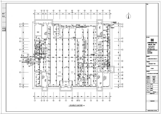 某市生活楼给排水喷淋系统设计CAD规划详图_图1
